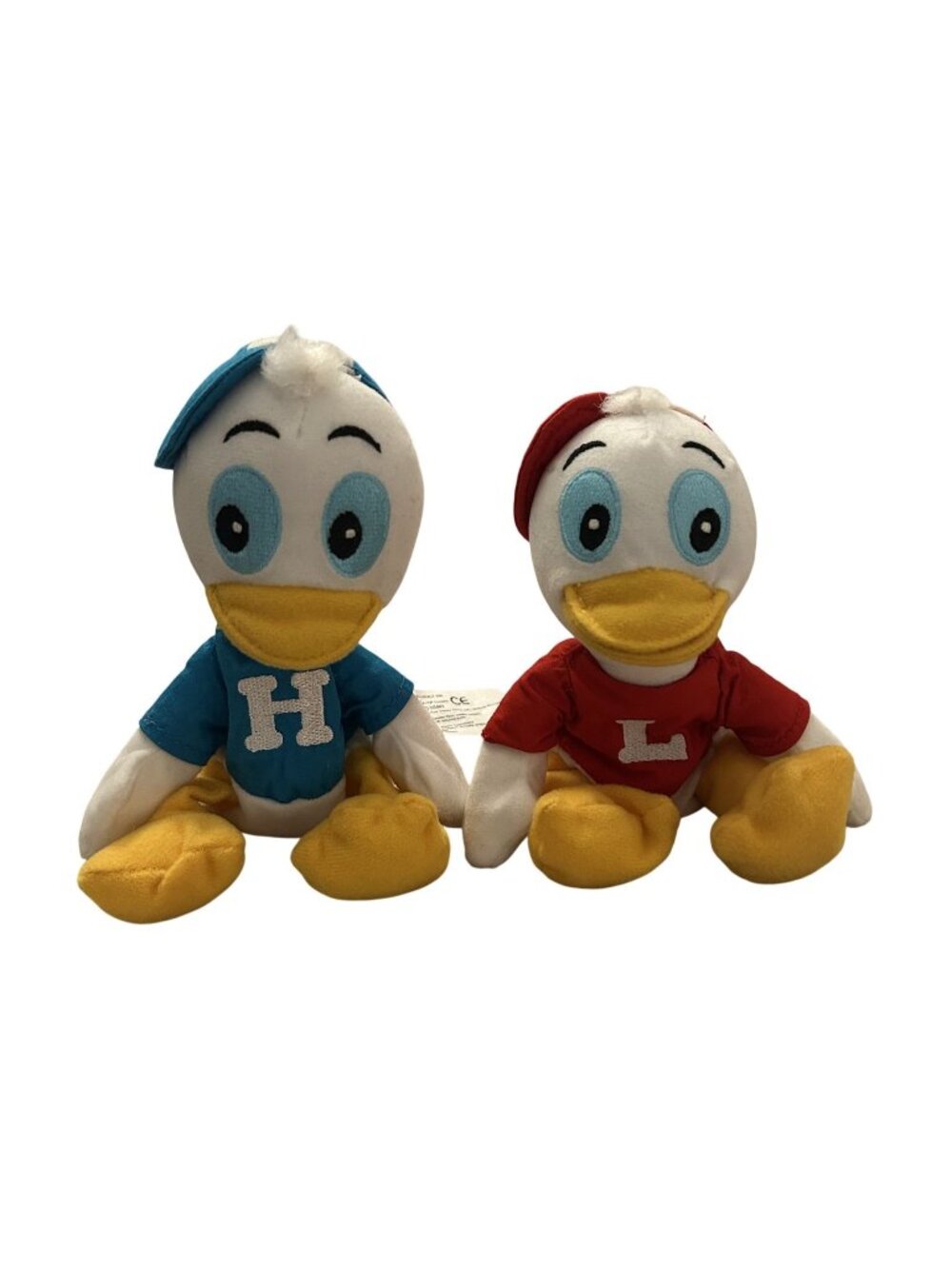 Disney Store 90s Vintage Huey Louie Duck Plush Rare Production Error